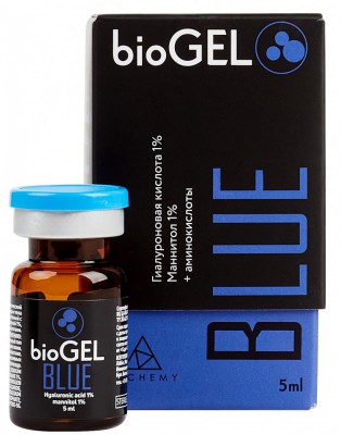 Сыворотка от отечности с маннитолом BioGel Blue 5мл